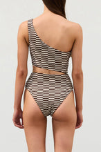 Load image into Gallery viewer, COCOA GRID TEXTURED ONE PIECE