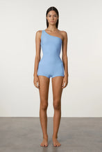 Load image into Gallery viewer, WAFFLE BODYSUIT - OCEAN BLUE