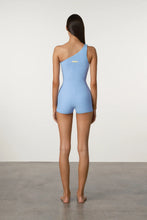 Load image into Gallery viewer, WAFFLE BODYSUIT - OCEAN BLUE