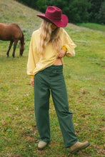 Load image into Gallery viewer, LOUNGE BARREL JEANS - FOREST