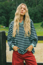Load image into Gallery viewer, NAUTICAL LONG SLEEVE TEE - SAGE