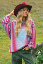 Load image into Gallery viewer, NAUTICAL LONG SLEEVE TEE - CHERRY