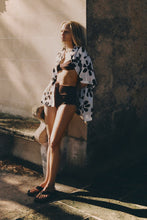 Load image into Gallery viewer, COTTON SHIRT - CHOCOLATE FLOWER