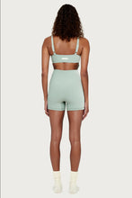 Load image into Gallery viewer, STRIPE RIB 4 INCH BODYSUIT - SAGE
