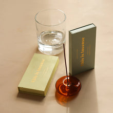 Load image into Gallery viewer, Glass Vessel Incense Holder - Amber