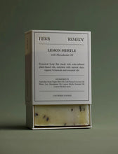 Load image into Gallery viewer, Botanical soap bar - Lemon Myrtle with Macadamia Oil
