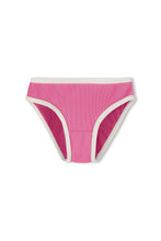 Load image into Gallery viewer, MINI STRIPE RIB BIKINI BOTTOM - SHELL PINK
