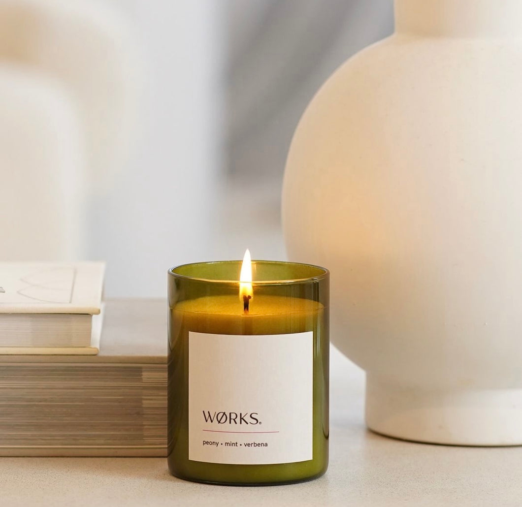 Aromatic Candle | Peony, Mint, Verbena