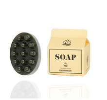 Load image into Gallery viewer, MASSAGE NATURAL SOAP BAR - MATCHA 130g
