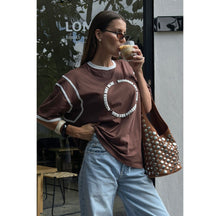 Load image into Gallery viewer, Racer club tee ~ chocolate
