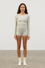 Load image into Gallery viewer, STRIPE RIB BODYSUIT - COCONUT
