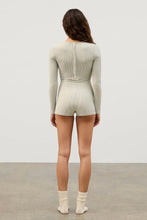 Load image into Gallery viewer, STRIPE RIB BODYSUIT - COCONUT
