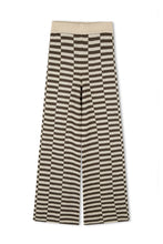 Load image into Gallery viewer, COCOA GRID TEXTURED KNIT PANT
