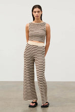 Load image into Gallery viewer, COCOA GRID TEXTURED KNIT PANT

