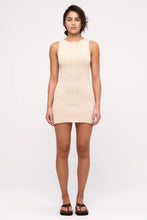Load image into Gallery viewer, BOUCLE KNIT MINI DRESS - COCONUT
