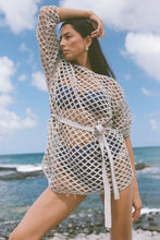 Load image into Gallery viewer, HUSK LATTICE KNIT TUNIC TOP
