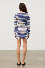 Load image into Gallery viewer, OCEAN RETRO STRIPE KNIT DRESS
