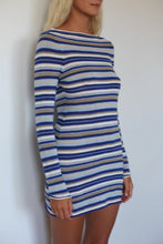 Load image into Gallery viewer, OCEAN RETRO STRIPE KNIT DRESS
