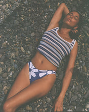 Load image into Gallery viewer, OCEAN RETRO STRIPE PANELLED KNIT TANK
