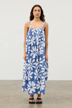Load image into Gallery viewer, GEO FLOWER COTTON DRESS
