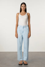 Load image into Gallery viewer, RELAXED RECYCLED DENIM JEAN - SOFT BLUE
