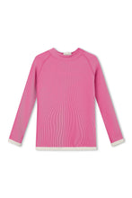 Load image into Gallery viewer, MINI STRIPE RIB RASHIE - SHELL PINK
