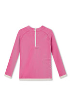Load image into Gallery viewer, MINI STRIPE RIB RASHIE - SHELL PINK

