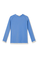 Load image into Gallery viewer, MINI STRIPE RIB RASHIE - SKY
