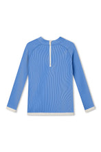 Load image into Gallery viewer, MINI STRIPE RIB RASHIE - SKY
