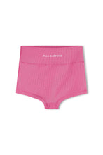 Load image into Gallery viewer, MINI STRIPE RIB BOY SHORT - SHELL PINK
