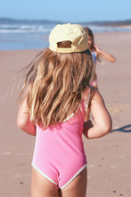 Load image into Gallery viewer, MINI STRIPE RIB SCOOP ONE PIECE - SHELL PINK
