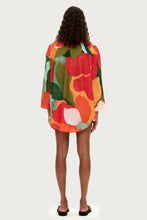 Load image into Gallery viewer, COTTON SILK SHIRT - RED FLORAL
