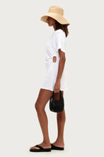 Load image into Gallery viewer, T-SHIRT KNIT DRESS - WHITE
