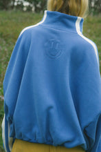 Load image into Gallery viewer, CLOUD SUNBURST FUNNEL NECK SWEATER - BLUE
