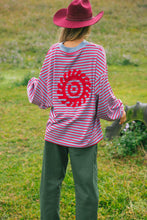 Load image into Gallery viewer, NAUTICAL LONG SLEEVE TEE - CHERRY
