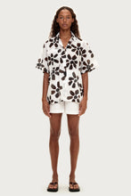 Load image into Gallery viewer, COTTON SHIRT - CHOCOLATE FLOWER
