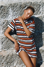 Load image into Gallery viewer, T-Shirt Knit Dress - Bold Stripe
