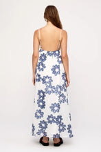 Load image into Gallery viewer, Ramie Dress - Blue Flower
