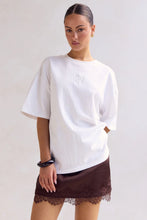 Load image into Gallery viewer, ASTER LACE MINI SKIRT (CHOCOLATE)
