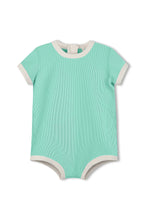 Load image into Gallery viewer, Mini Stripe Infant Onesie - Aqua
