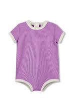 Load image into Gallery viewer, Mini Stripe Infant Onesie - Lilac
