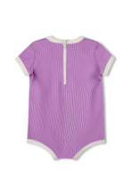 Load image into Gallery viewer, Mini Stripe Infant Onesie - Lilac
