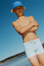 Load image into Gallery viewer, Mini Stripe Surf Short - Aqua
