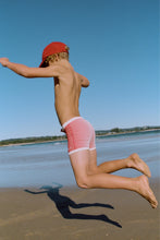Load image into Gallery viewer, Mini Stripe Surf Short - Clay Red
