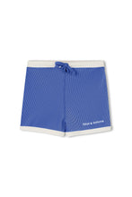 Load image into Gallery viewer, Mini Stripe Surf Short - Sea Blue
