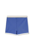 Load image into Gallery viewer, Mini Stripe Surf Short - Sea Blue
