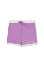 Load image into Gallery viewer, Mini Stripe Surf Short - Lilac
