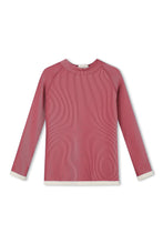Load image into Gallery viewer, Mini Stripe Rashie - Clay Red

