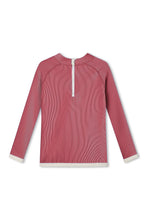 Load image into Gallery viewer, Mini Stripe Rashie - Clay Red
