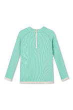Load image into Gallery viewer, Mini Stripe Rashie - Aqua
